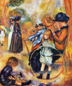 en los jardines de Luxemburgo Pierre Auguste Renoir Pinturas al óleo